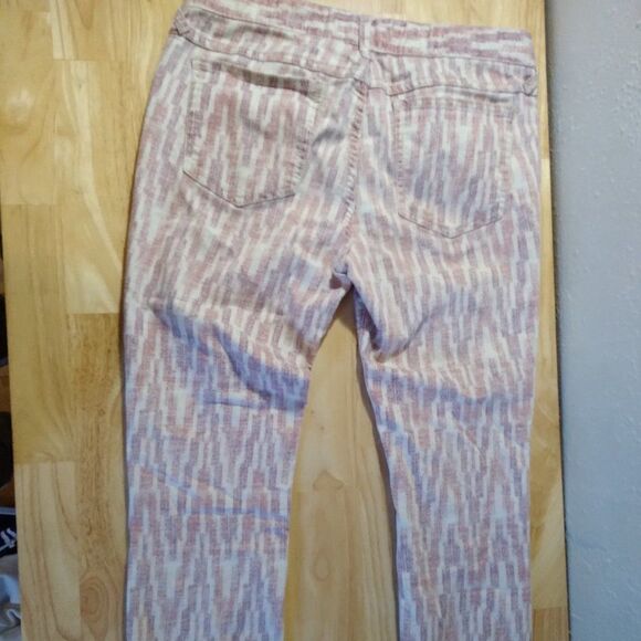 Free People Geometric Pattern Denim Jeans - Picture 5 of 10